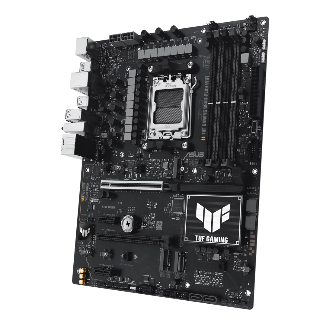Motherboard ASUS TUF Gaming B850 Plus WIFI, AM5, DDR5, e zezë