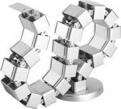 Organizues kabllosh InLine Flexible, për tavolina me lartësi të rregullueshme, 4 ndarje, 1.28m, gri