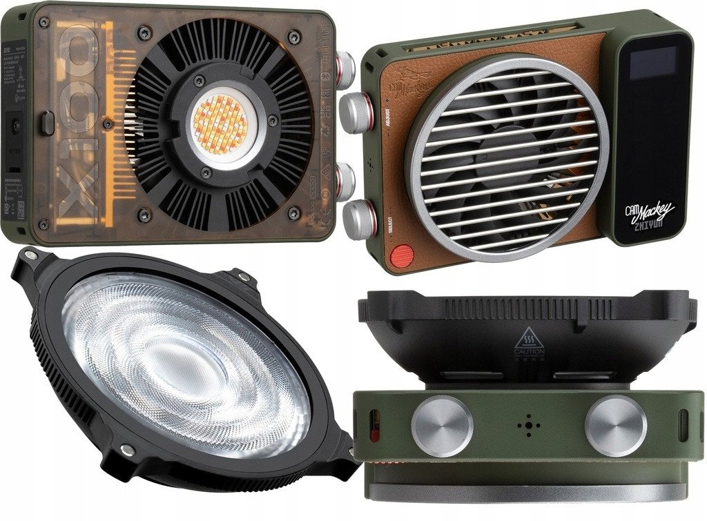 Dritë LED fotografike ZHIYUN Molus X100 RGB, 2550mAh, kontroll përmes aplikacionit, portokalli