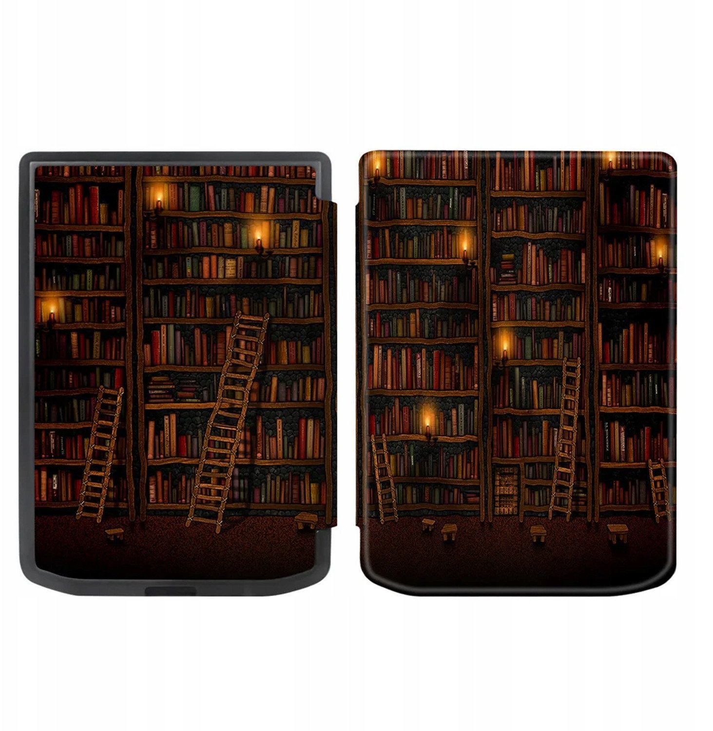 Kopertinë TPU për PocketBook Verse Pro 629 634, magnetike, me Sleep Wake, Library Girl