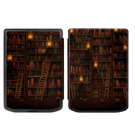 Kopertinë TPU për PocketBook Verse Pro 629 634, magnetike, me Sleep Wake, Library Girl