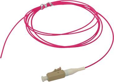 Kabllo Alantec Pigtail MM OM4 1G 50/125 LC, 2 m, rozë