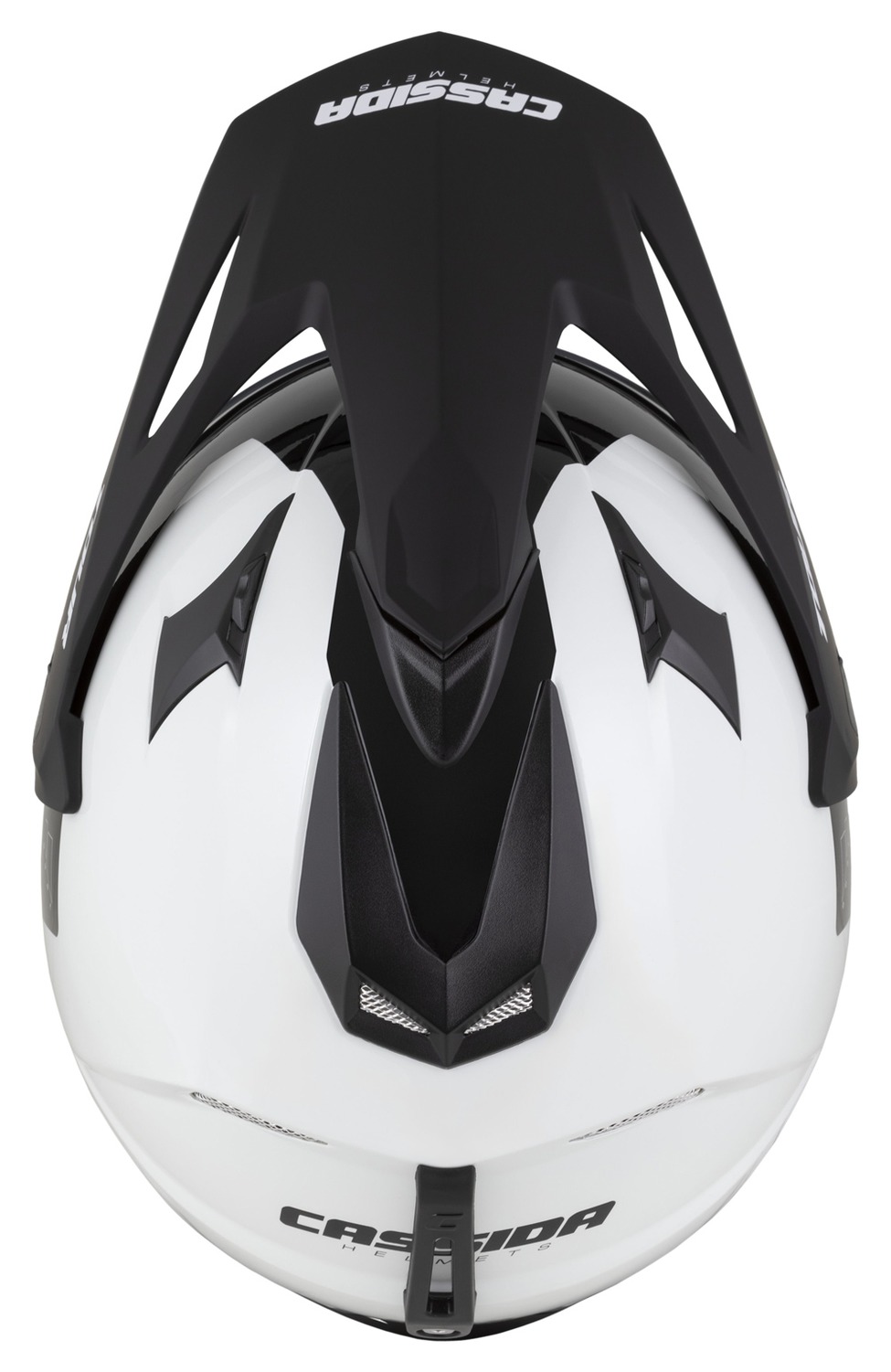 Helmetë moto CASSIDA Tour 2.0 Dual 2026, turistike adventure, Pinlock ready, e bardhë e zezë