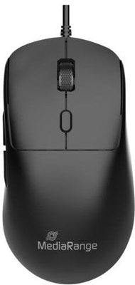 Mi Maus MediaRange 6 butona, me kabllo USB C, 800 2400 dpi, i zi