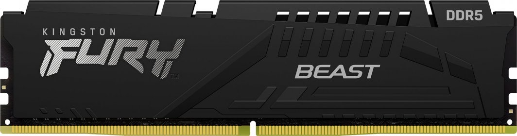 Memorie RAM Kingston Fury Beast, DDR5, 64GB 5600MHz, CL36, e zezë