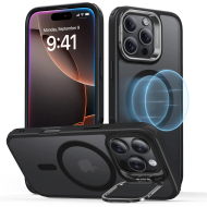 Mbrojtëse me mbajtëse ESR HaloLock Classic Hybrid- Camera Control për iPhone 16 Pro Max, e zezë
