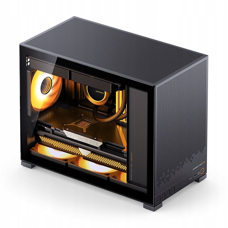 Kuti kompjuterike Jonsbo D32 STD, Micro ATX Mini ITX, e zezë