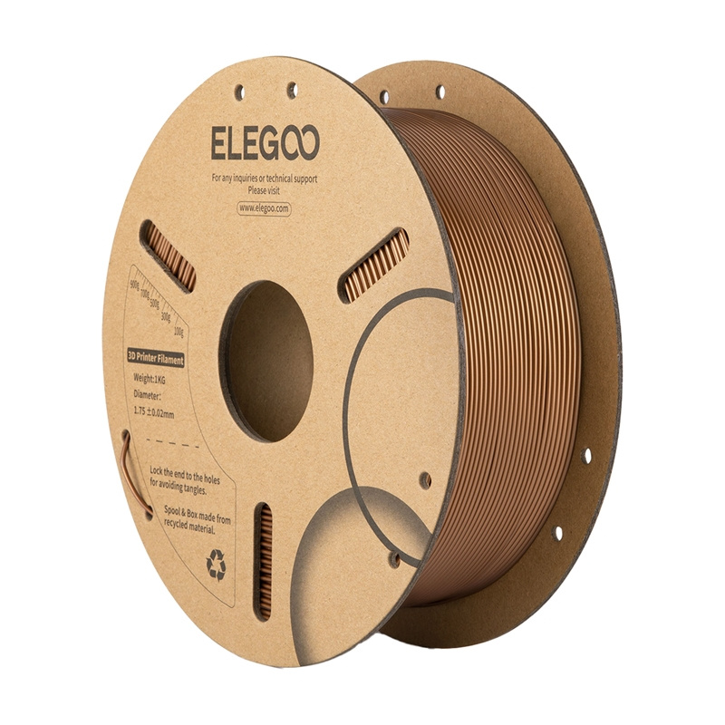 Filament 3D Elegoo PLA, 1.75mm, 1kg, bronz