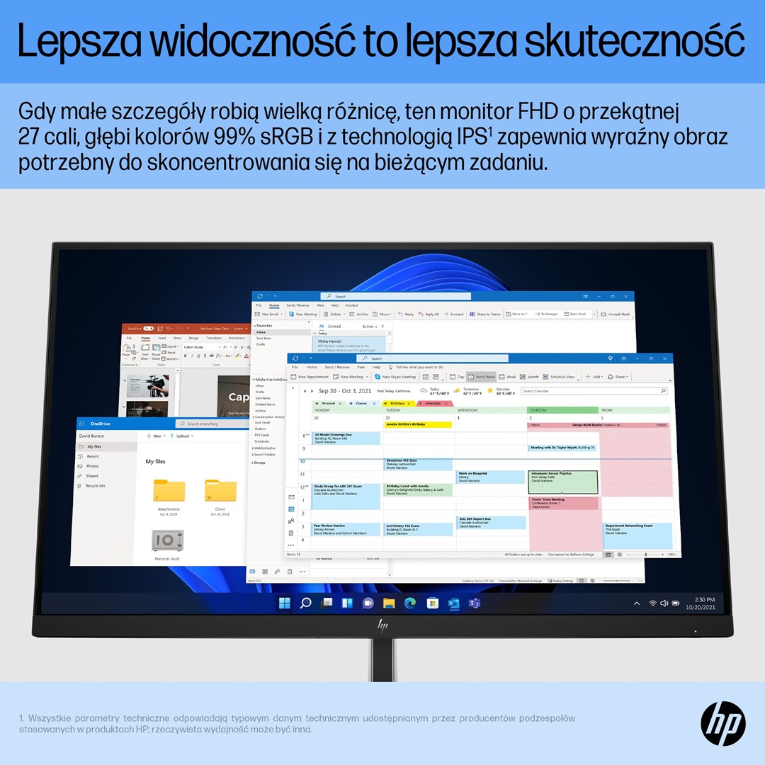 Monitor HP E27 G5, 27", 1920 x 1080, Full HD, 75 Hz, i zi