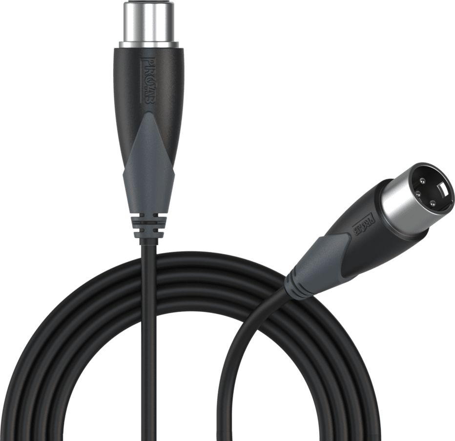 Kabllo audio Procab CLA901, XLR në XLR, 5m, e zezë