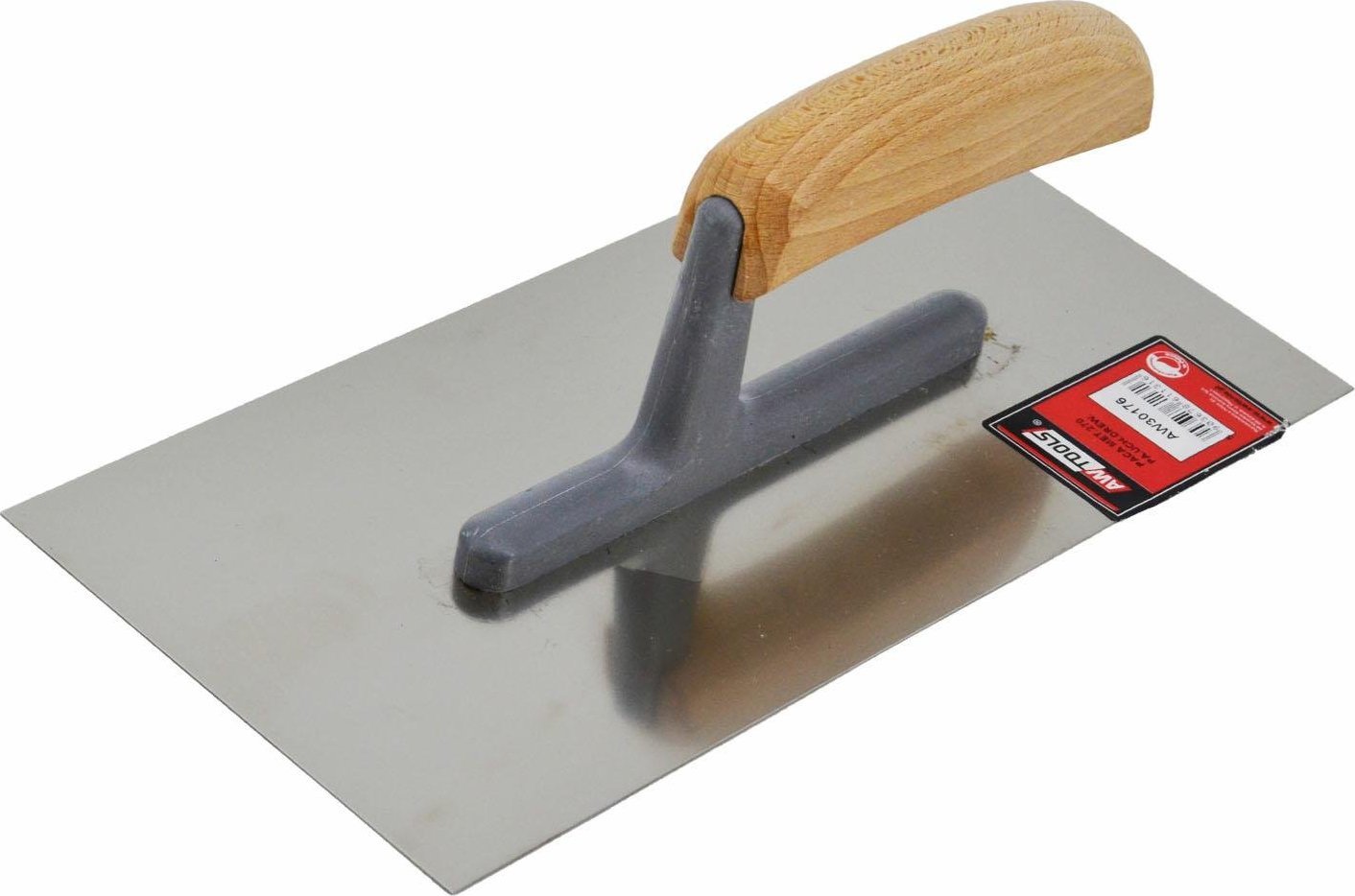 Метална мистрија AWTools AWTOOLS METAL FLOAT, 270 mm, дрвена рачка, основа од полиамид