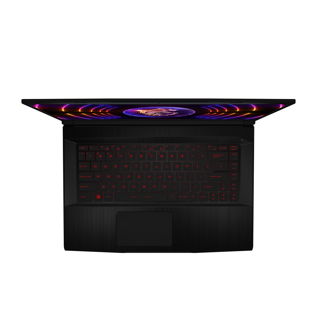 Laptop MSI Gaming THIN GF63 12UC-1044XPL, 15.6", Intel Core i7-12650H, 8GB RAM, 512GB SSD, NVIDIA GeForce RTX 3050, i zi