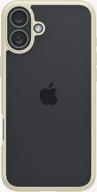 Mbulesë telefoni Spigen Ultra Hybrid, për iPhone 16 Plus, transparente, bezhë e zbehtë