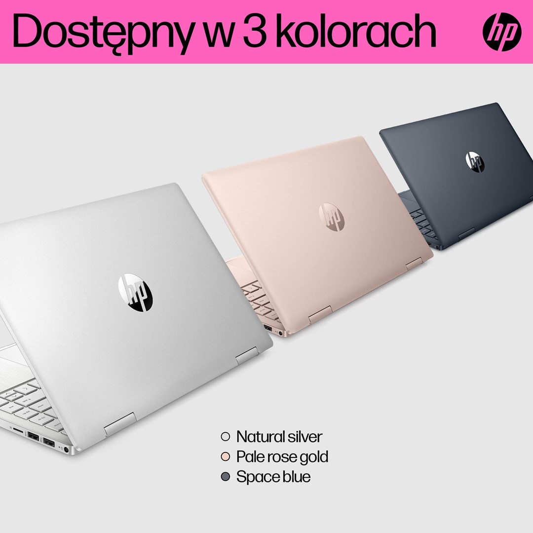 Laptop HP Pavilion x360, 14", Intel i5-1235U, 16 GB RAM, 512 GB SSD, i zi