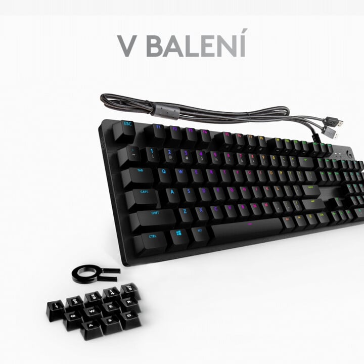Tastierë Logitech G512 Carbon, e zezë