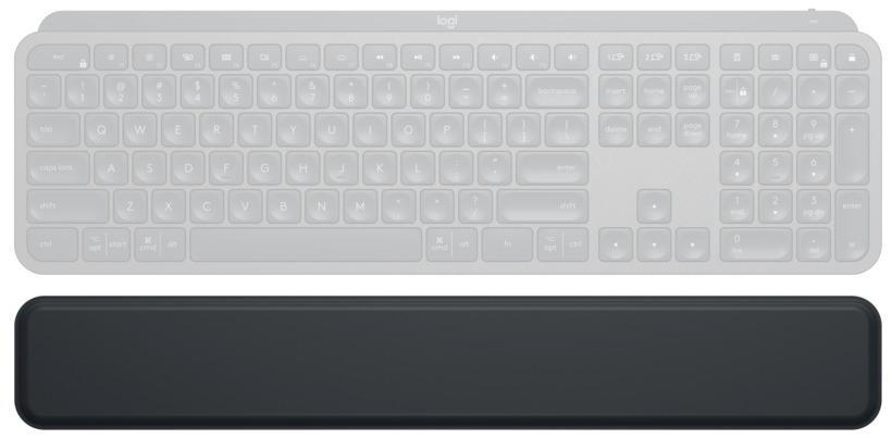 Mbështetëse e duarve për tastierë Logitech, e zezë