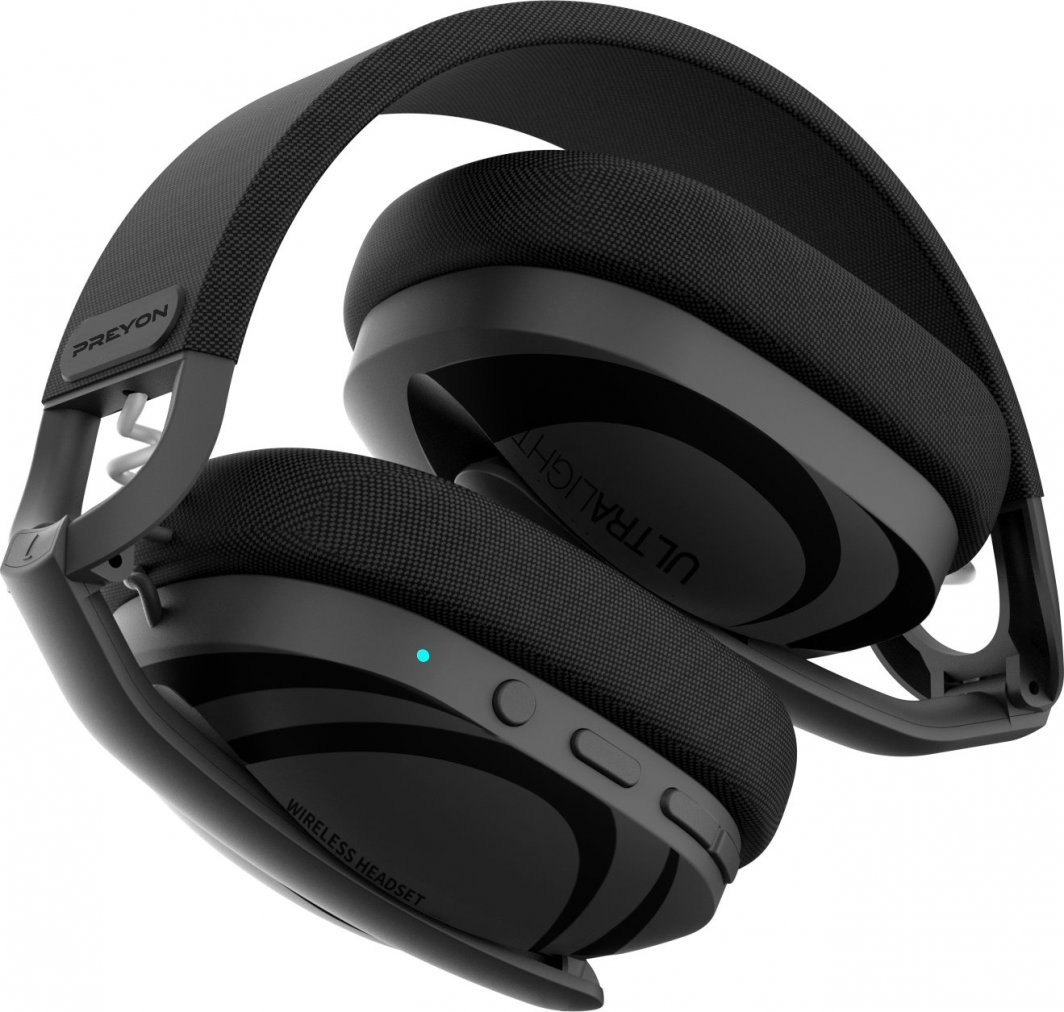 [OUTLET] Kufje PREYON Tornado Fly PTF40B, të zeza