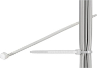 Rripa lidhës Techly ISWT-36037, 370x3.6mm, 100 copë, të bardhë