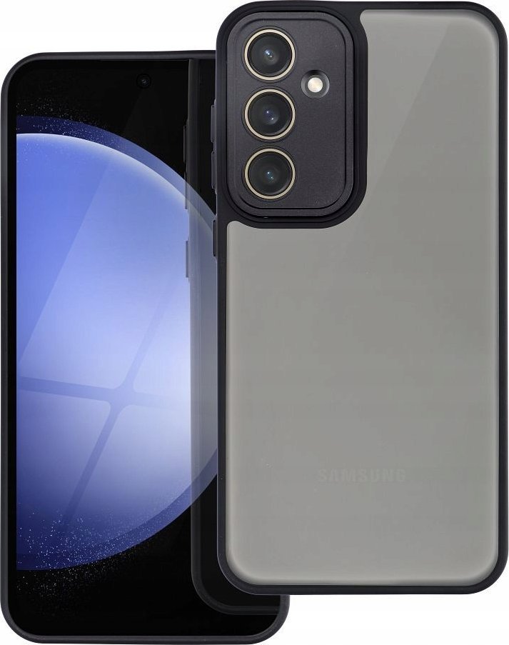 Futrollë silikoni Variete për Samsung Galaxy A35 5G, me mbrojtje kamere, e zezë mat