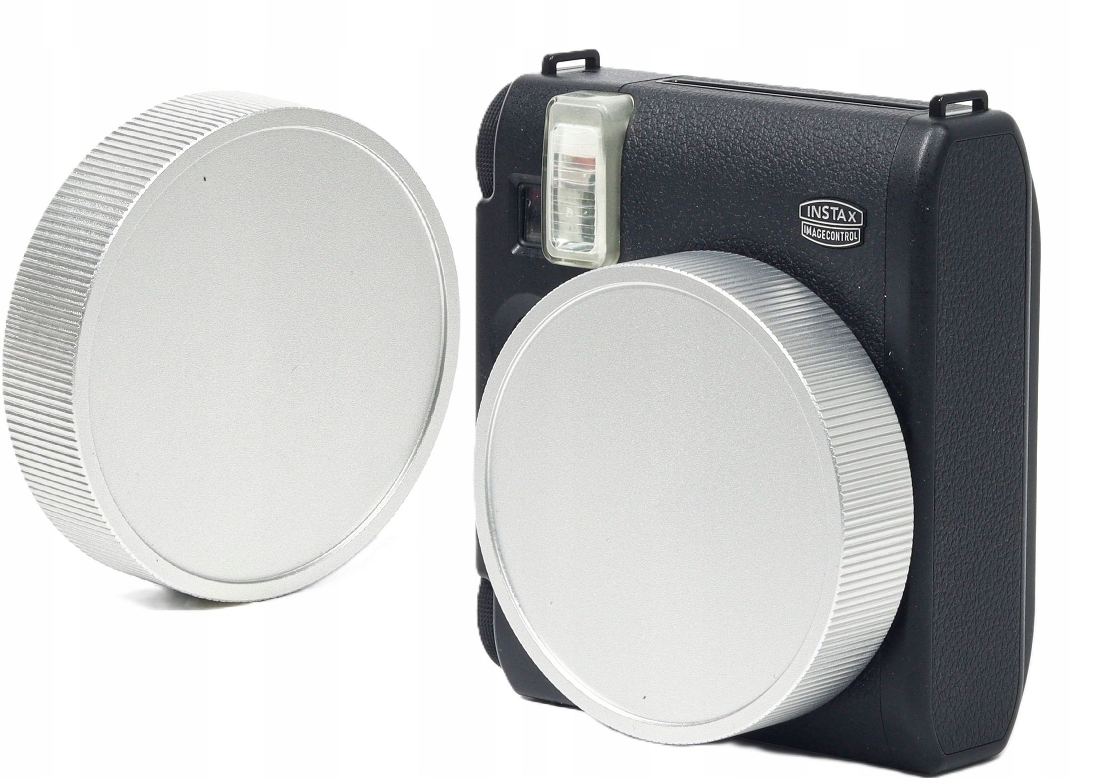 Kapak mbrojtës lente LoveInstant për Fujifilm Instax Mini 99, alumin, argjendtë