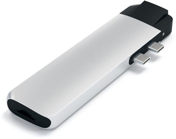 Përshtatës Satechi USB-C Pro HUB 4K Ethernet, i argjendtë