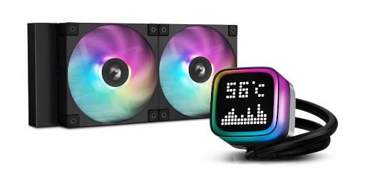 Ftohës për procesor DeepCool R-LP240-BKMSNC-G-1 All-in-one liquid cooler, 12 cm, i zi