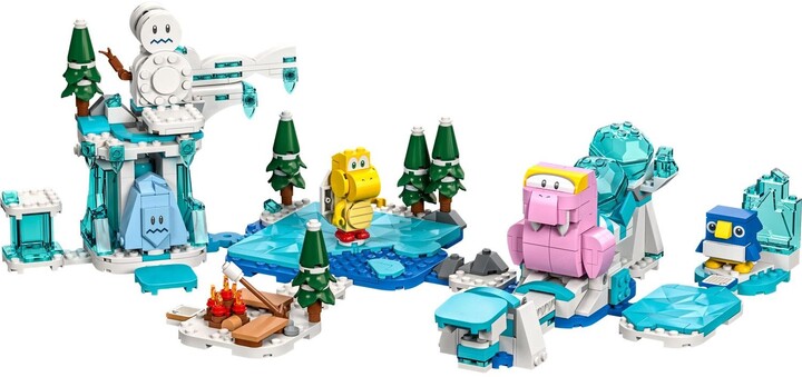 Set zgjerimi LEGO® Super Mario™ 71417 Snow Adventure with Fliprus, 567 pjesë