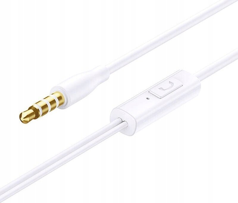 Kufje me kabllo Baseus Encok HZ11, 3.5 mm, me mikrofon, të bardha