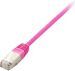 Kabllo Patch Cord Equip, S / FTP, Cat6, LSZH, 2m, rozë