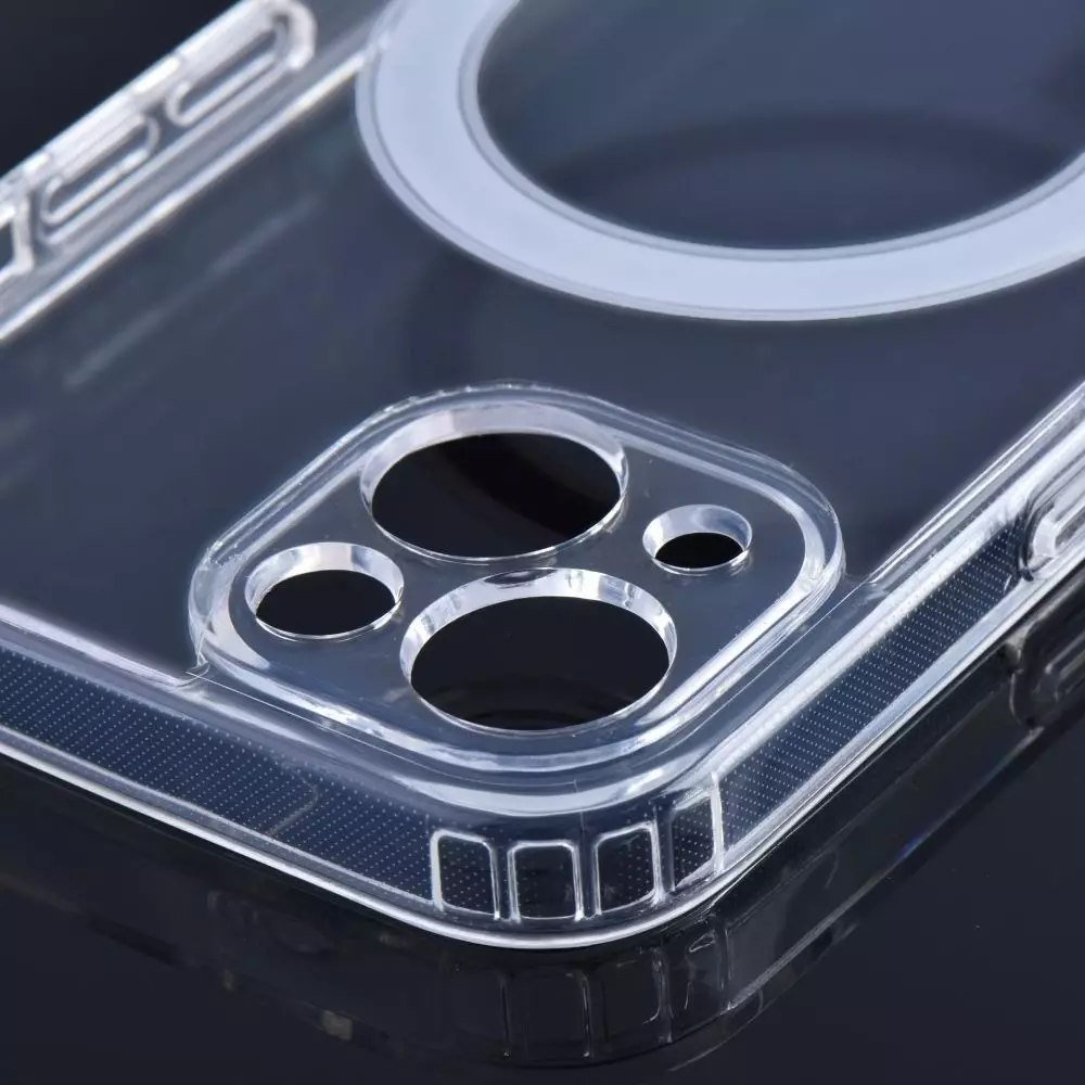 Futera me MagSafe Futera Clear Mag, për iPhone 14, transparente, me mbrojtje kamere