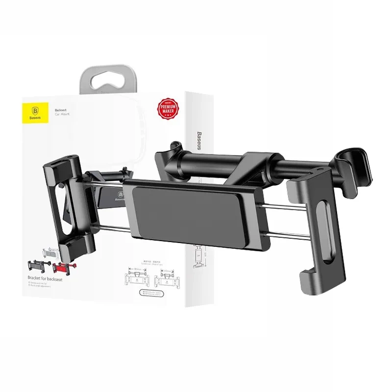 Mbajtëse makine Baseus Backseat Car Mount, për telefon dhe tablet 4.7-12.9", e zezë