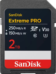 Kartë memorie SanDisk Extreme PRO, 2TB, SDXC UHS I, 250MB/s