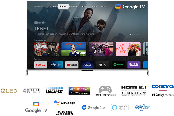 Televizor TCL 85C735, 85", 3840 x 2160 (4K UHD), i zi