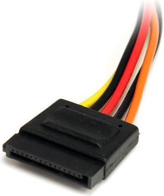 Kabllo StarTech (SATAPOWEXT12), SATA 15-pin në SATA 15-pin, 0.3 m, shumëngjyrëshe