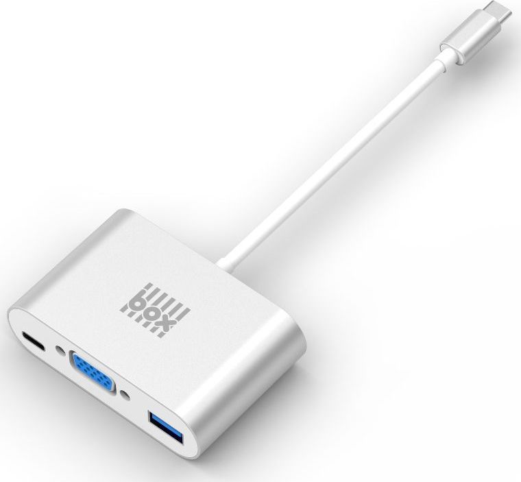 Docking station Boxproducts BX-BCVGASL, USB-C, VGA, gri