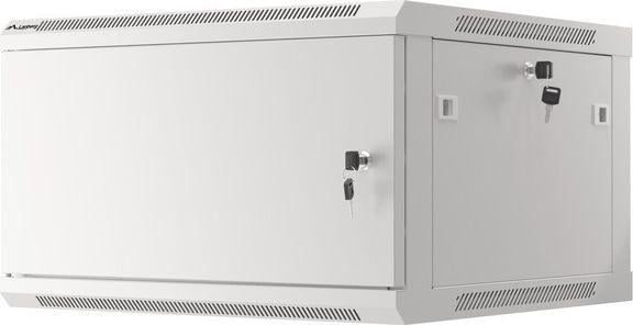 Kabinet rrjeti muror Lanberg WF01-6606-00S, 19" 6U, ngarkesë 60kg, gri