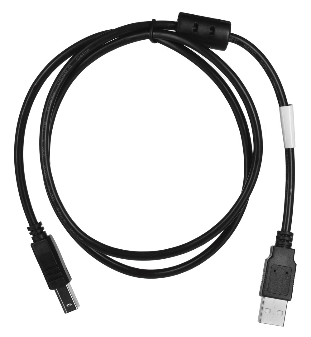 Kabllo Lanberg, USB-A në USB-B, 1m, USB 2.0, 480Mbps, e zezë