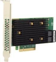 Kartë kontrolluese Broadcom 9400-8i, Tri-Mode SAS SATA NVMe, PCIe, e zezë