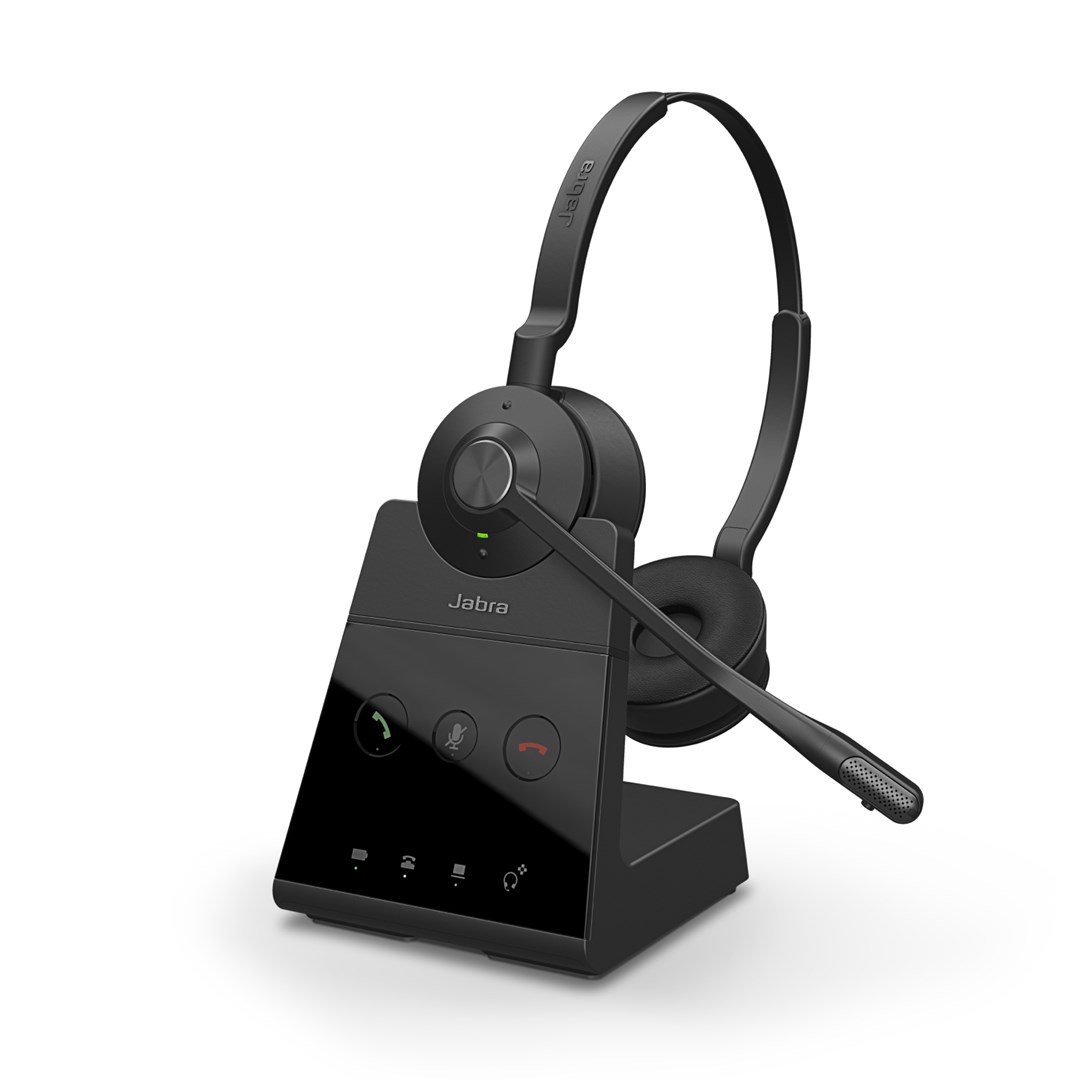 Kufje Jabra Engage 65 Stereo, Wireless, DECT, të zeza