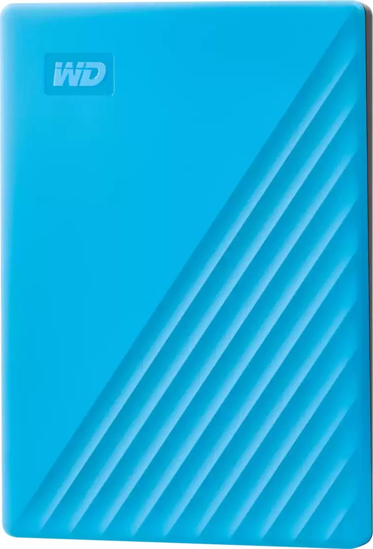 Надворешен тврд диск Western Digital My Passport, 6TB, USB, сина