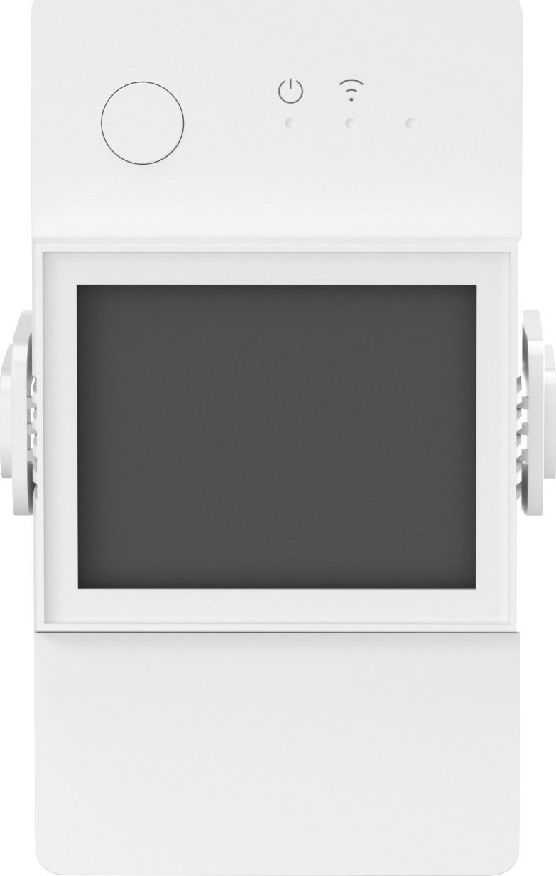 Relé inteligjente Sonoff POWR320D, WiFi, matje energjie, me ekran LCD