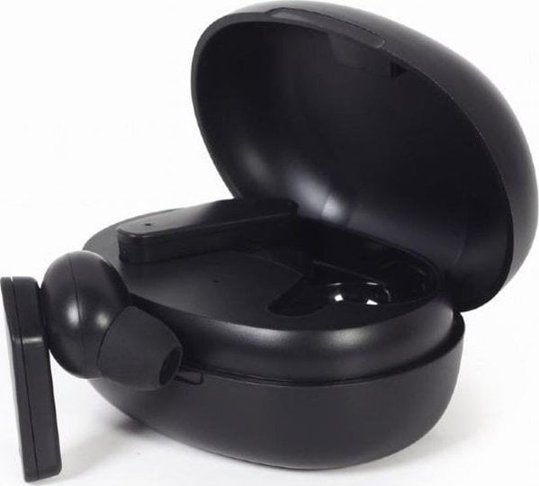 Dëgjuese Gembird, Bluetooth, me kuti karikuese, pa kabllo, të zeza