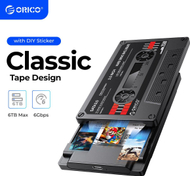 Kuti e jashtme ORICO, 2.5", SATA në USB 3.0, UASP, deri 6TB, e zezë