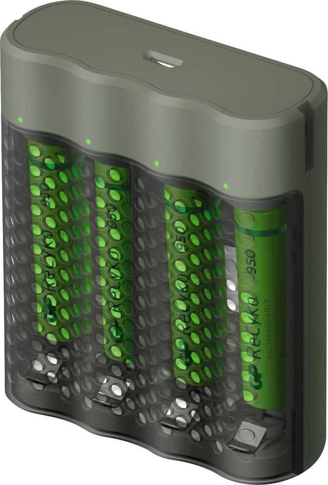 Bateri rikarikuese GP Batteries M451/100AAAHCE-2WB4, AAA, 950mAh, jeshile