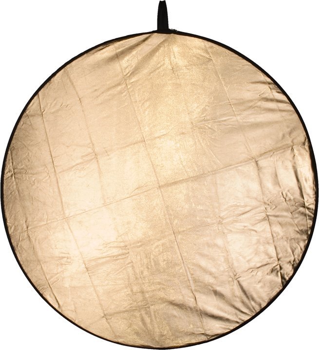 Reflektor fotografik Aurora 5in1, 95cm, i artë dhe i argjendtë