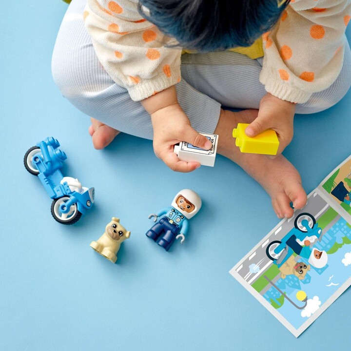 Set LEGO® DUPLO® 10967 Police Motorbike, 5 pjesë