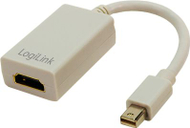 Konvertues LogiLink Displayport Mini - HDMI AV (CV0036A), i bardhë
