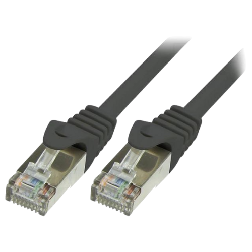 Kabllo Logilink, 5m, Cat.6, F/UTP, EconLine, e zezë