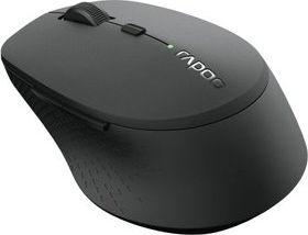 Maus pa tel Rapoo M300 Silent, RF Bluetooth, 1600 DPI, gri