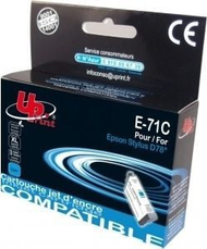 Patronë boje UPrint Epson T0712C, 10 ml, cyan
